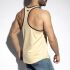 - "Athletic Cotton Tank Top - Beige" 