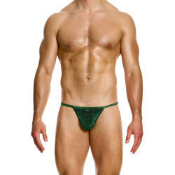 �����-����� "Glitter Tanga Briefs - Green" 