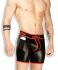 �����-������� "Zippered Rear Cycling Shorts - Black/Red" 