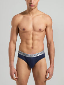 - "Silver - Bi-Pack Men's Briefs Navy" ( 2 .) 