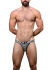 - "Almost Naked Prison Jock - Black/Grey" 