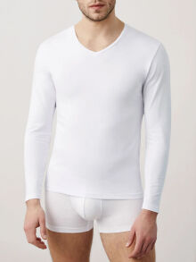 - "20101 - V-Neck Long Sleeve Undershirt Blanco" 