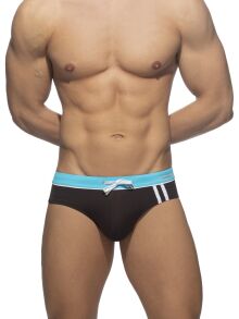 - "Sport Detail Binding Briefs - Brown" 
