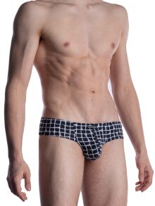 �����-����� "M800 - Cheeky Briefs White / Black" 