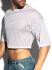  / - "Oversize Crop Top - White" 