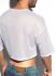  / - "Oversize Crop Top - White" 