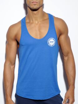 - "Basic Fitness Tank Top - Royal Blue" 