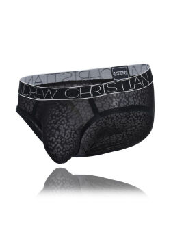 �����-����� "Sheer Leopard Briefs - Black" 