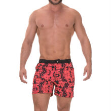 - "Swim #013 - Red/Black" 