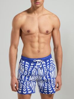 - "All-Over Logo Medium Boardshort - Clematis Blue" 