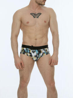 - "Swim #003 - Yellow/Blue/Black" 