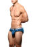 - "Almost Naked Fly Cadette Briefs - Black/Blue" 