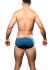 - "Almost Naked Fly Cadette Briefs - Black/Blue" 