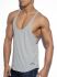 - "Fitness Plain Tank Top - Heather Grey" 