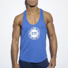 �����-���������� "Fitness Badge Plain Tank Top - Royal Blue" 