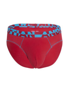 - "Almost Naked Cotton Briefs - Red" 