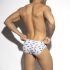 �����-����� "Allover ES Collection Bikini Briefs - White" 