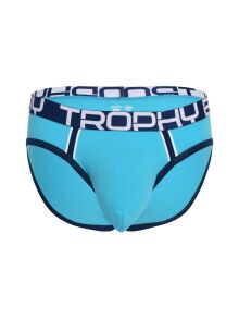 - "Trophy Boy For Hung Guys Briefs - Aqua" 