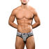 �����-����� "Almost Naked Fly Stripe Briefs - Black/White Stripes" 