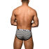 �����-����� "Almost Naked Fly Stripe Briefs - Black/White Stripes" 