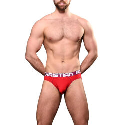 �����-����� "Almost Naked Hang-Free Cotton Briefs - Red" 