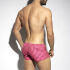 - "Neon Stripes Swim Shorts - Pink" 