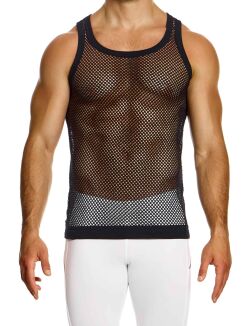 - "Mesh Tanktop - Black" 