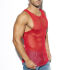 �����-���������� "Mesh Broad Tank Top - Red" 