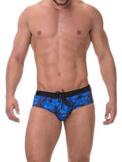 - "Swim #004 - Blue/Black" 