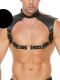  "Ouch! - Men Harness with Neck Collar" 