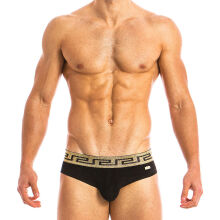 - "Greek Lux Briefs - Black" 