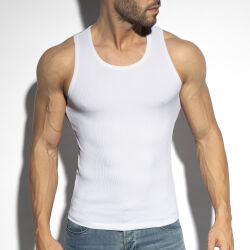 �����-���������� "Recycled Rib Sports Tank Top - White" 