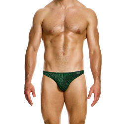 �����-����� "Glitter Low Cut Briefs - Green" 