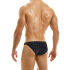 - "Pied De Poule Low Cut Briefs - Black" 