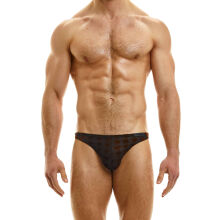 - "Pied De Poule Low Cut Briefs - Bronze" 