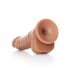 - "RealRock 6' Curved Realistic Dildo with Balls - Tanned" 