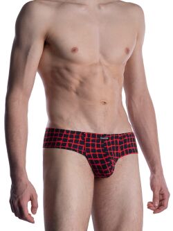 - "M800 - Cheeky Briefs Red / Black" 
