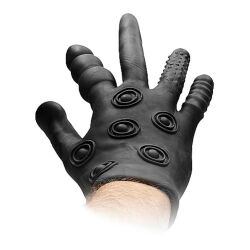   /  "FistIt - Silicone Stimulation Glove - Black" 