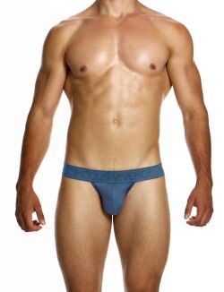 - "Bamboo Tanga Briefs - Indigo" 