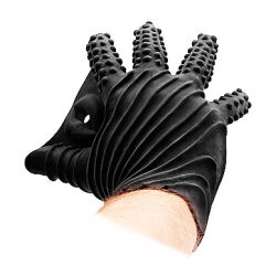   /  "FistIt - Silicone Masturbation Glove - Black" 