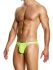 - "Mesh Through Low Cut Briefs - Yellow Neon" 