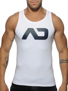 - "Basic AD Tank Top - White" 