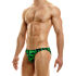 �����-����� "Tiger Low Cut Briefs - Green" 