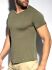  "Flame V-Neck T-Shirt - Khaki" 
