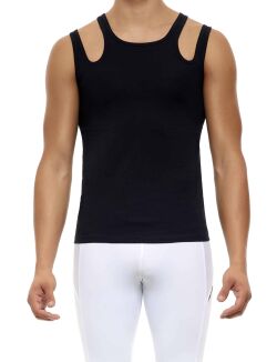 �����-���������� "Hole Double Tanktop - Black" 