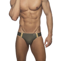 - "Golden Snake Swim Briefs - Khaki" 