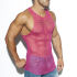 - "Mesh Broad Tank Top - Fuchsia" 