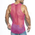 - "Mesh Broad Tank Top - Fuchsia" 