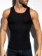 - "Recycled Rib Bicolor Tank Top Black" 