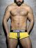 - "Double Piping Bottomless Boxer - Yellow" 